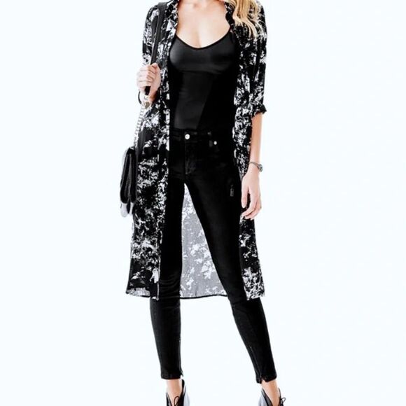 GUESS TAWNY‎ Style Shirt Dress Cardigan Art to Wear Top XXS - Picture 1 of 8